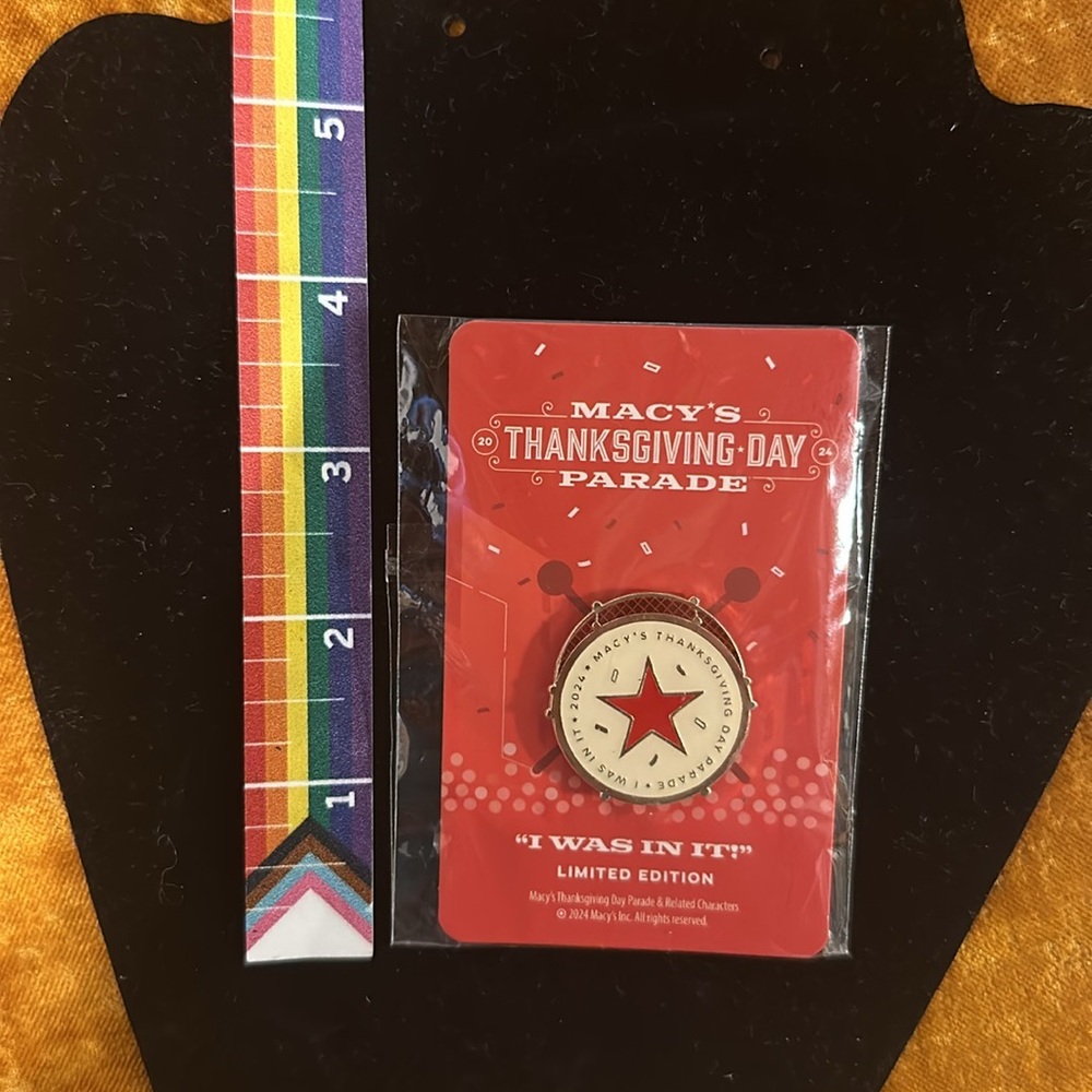 Macys Thanksgiving Day Parade Participant Pin 2024